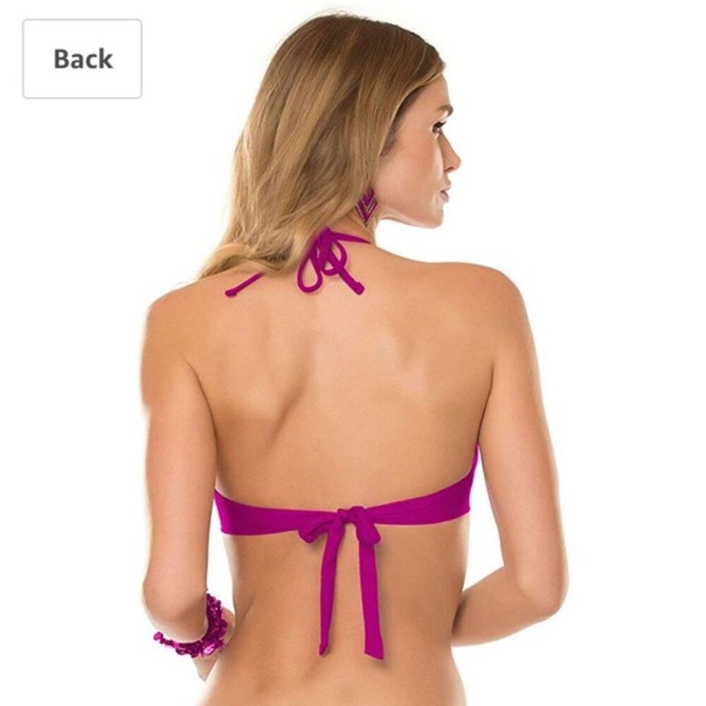 BECCA Janis High Neck Halter Bikini Top - Picture 2 of 5